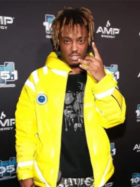 Jarad Anthony Higgins Yellow Puffer Jacket