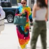 Jennifer Lopez Tie Dye Tracksuit