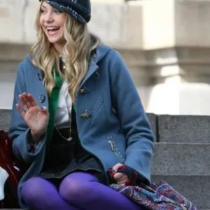 Jenny Humphrey Gossip Girl Grey Coat