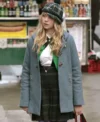 Jenny Humphrey Gossip Girl Grey Coat Overveiw