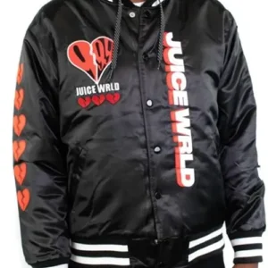 Juice-Wrld-999-Black-Letterman-Bomber-Jacket