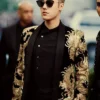 Justin Bieber Dragon Gold Suit