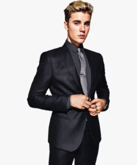 Justin Bieber Full Wedding Black Suit