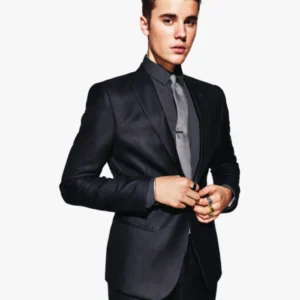 Justin Bieber Full Wedding Black Suit