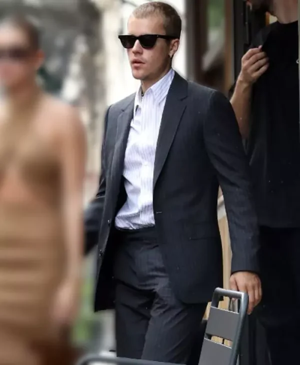 Justin Bieber Paris Suit