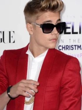 Justin Bieber Red Suit