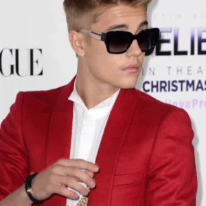 Justin Bieber Red Suit