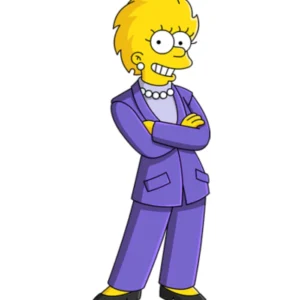 Kamala Harris Simpsons Purple Suit