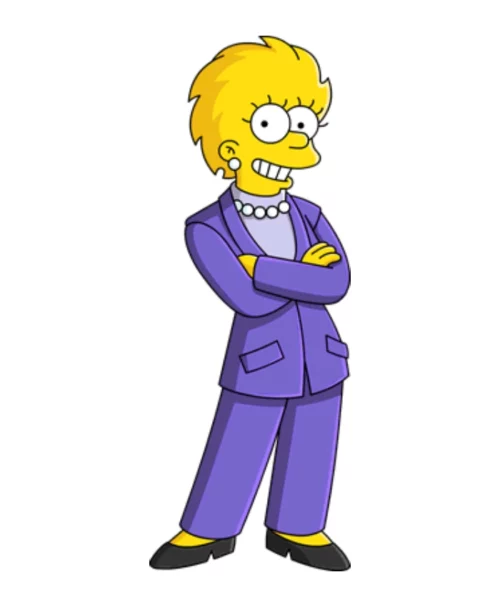 Kamala Harris Simpsons Purple Suit