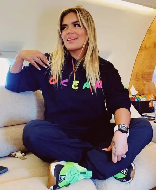 Karol G Ocean Pullover Hoodie