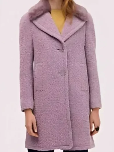 Kate Mularkey Firefly Lane S02 Sarah Chalke Purple Fur Coat