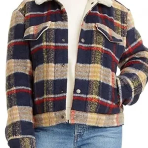Kate TV Series Firefly Lane Season 2 Roan Curtis Checkered Plaid Jacket