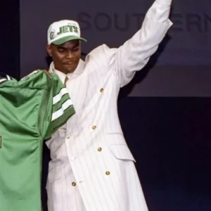 Keyshawn Johnson Draft Day White Suit