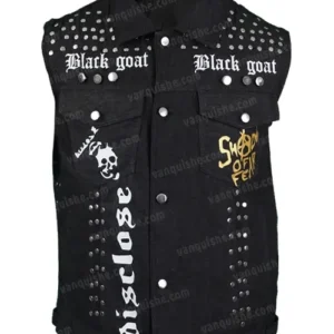 Legends Never Die Juice Wrld Black Denim Vest