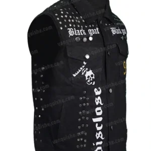 Legends Never Die Juice Wrld Studded Denim Vest