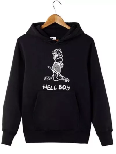 Lil Peep Hellboy Hoodie Jacket Black