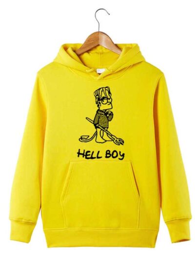 Lil Peep Hellboy Hoodie Jacket Yellow