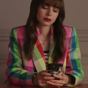 Lily Collins Emily In Paris S03 Coat