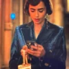 Lily Collins Emily In Paris S03 Velvet Suit