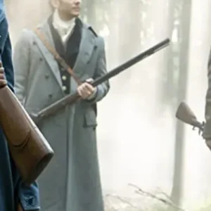 Luke Thompson Bridgerton Grey Trench Coat