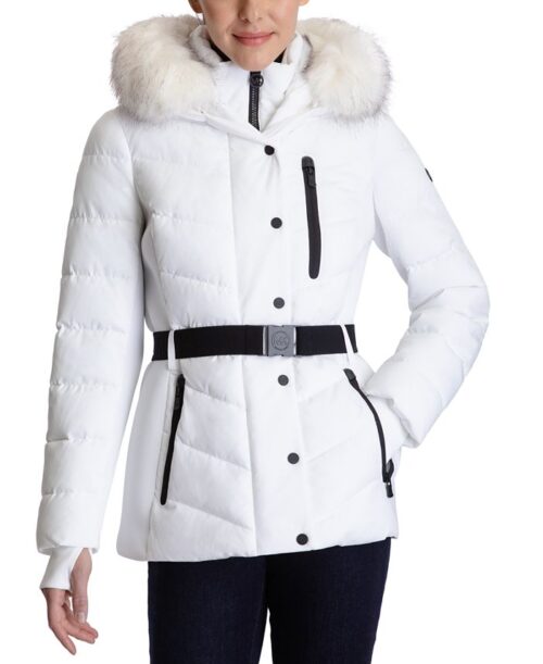 Macys White Puffer Jacket