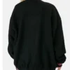 Maddox Wool Black Varsity Jacket