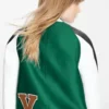 Maddox Wool Green Varsity Jackets