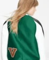 Maddox Wool Green Varsity Jackets