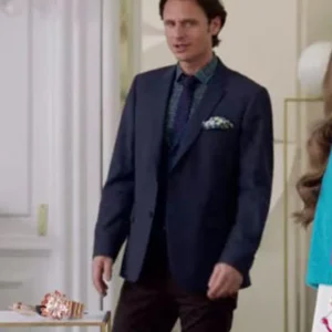 Mathieu Cadault Emily in Paris Suiting Blue Blazer