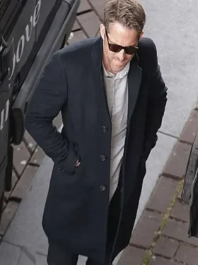 Michael Bryce Black Wool Long Coat 