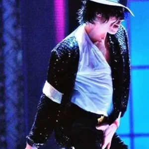 Michael Jackson Billie Jean Black Sequin Jacket