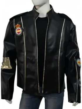 Michael-Jackson-Black-Stand-Up-Collar-Leather-Jacket