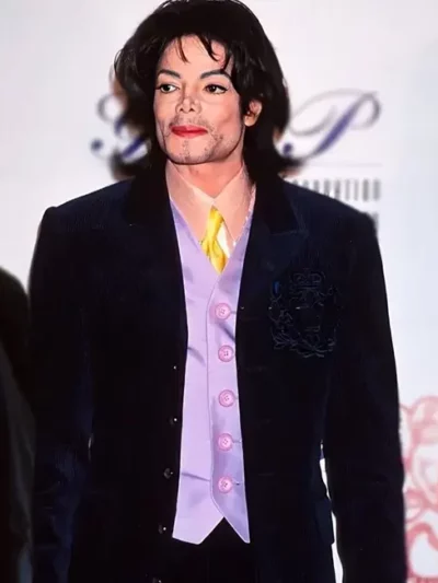 Michael Jackson Blue Corduroy Blazer