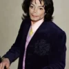 Michael Jackson Blue Corduroy Blazer Overveiw