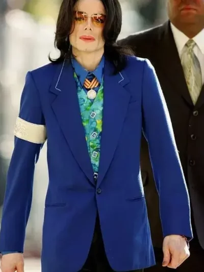 Michael Jackson Courtside Blue Blazer