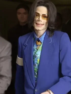 Michael Jackson Courtside Blue Blazer Overveiw