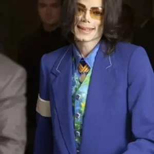 Michael Jackson Courtside Blue Blazer Overveiw