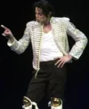 Michael Jackson History Tour Sequin White Jacket Overveiw