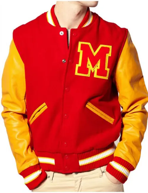 Michael Jackson Song Thriller Varsity Jacket Front