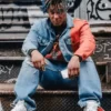 Multicolor Juice Wrld 999 Denim Jacket