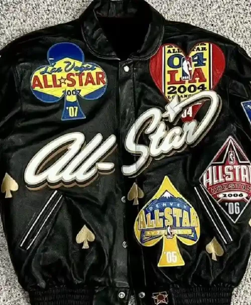 NBA All Star Jeff Hamilton Las Vegas Leather Jacket