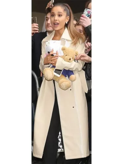 Off White Ariana Grande Long Trench Coat
