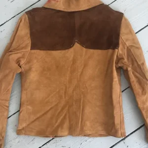 Patchwork Suede Jacket Back