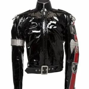 Persian Eagle Michael Jackson Leather Jacket Front
