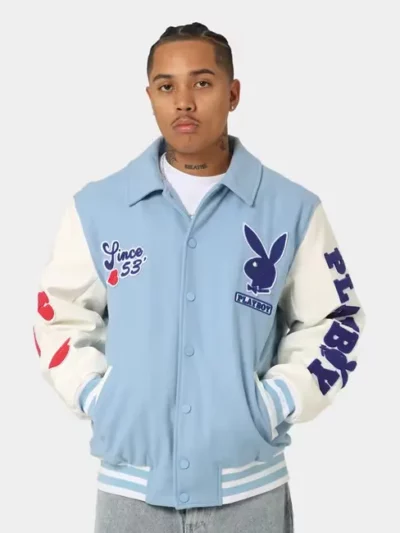 Playboy Varsity Blue Jacket