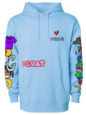 Polo G Blue Hoodie The Goat