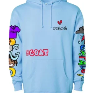 Polo G Blue Hoodie The Goat