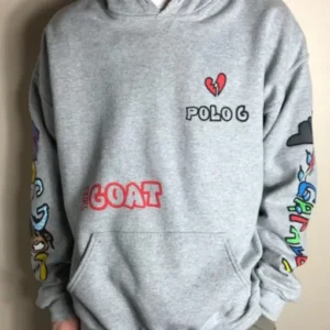 Polo G Hoodie Grey Style 3