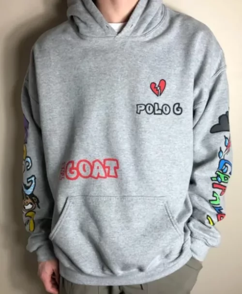 Polo G Hoodie Grey Style 3