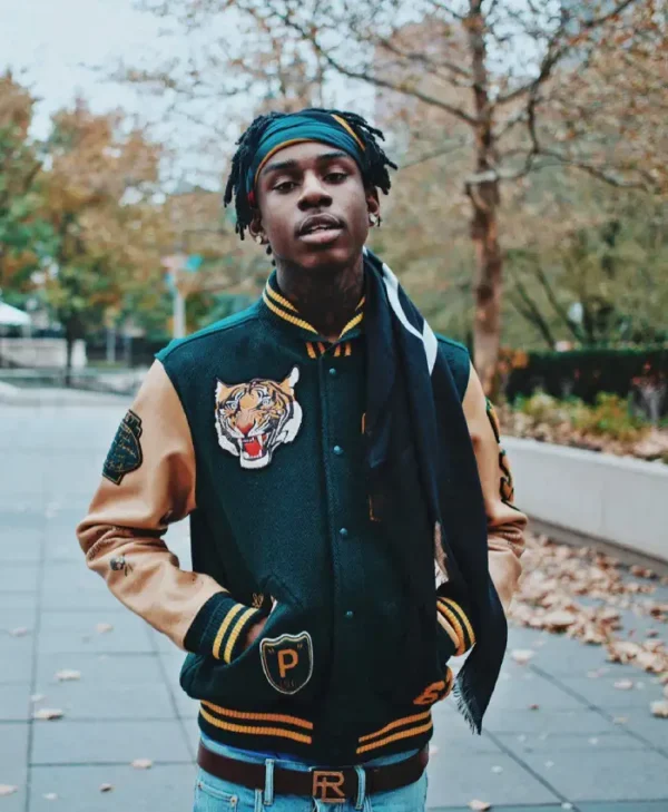 Polo G Varsity Jacket Style 1